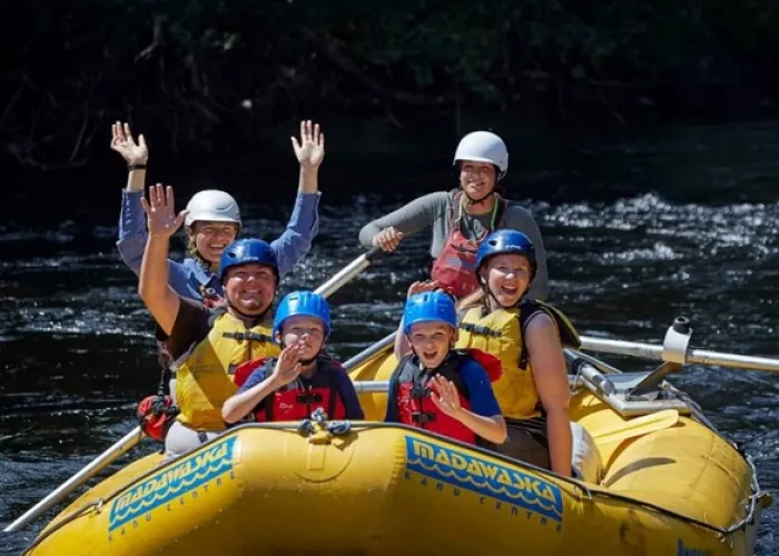 Family Rafting on Rapids