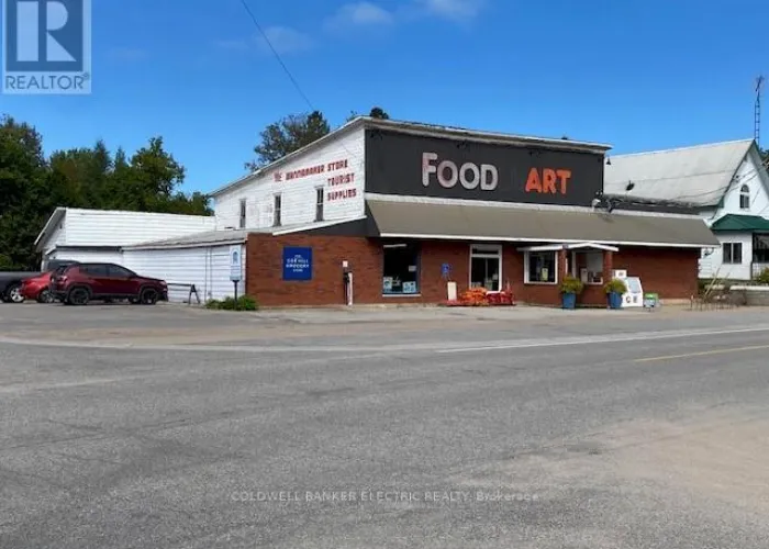 Front facade of the Coe Hill Grocery Store