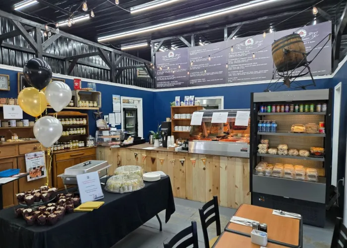 interior of Nine Hand Hill Farm