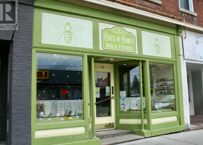 the front facade of Oats and Honey store in downtown Madoc