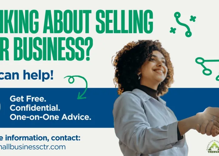 Thinking about selling your business poster