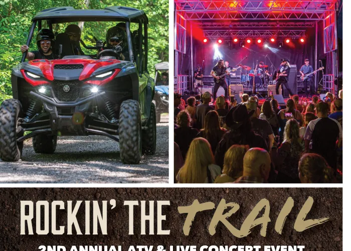 rockin the trail event poster